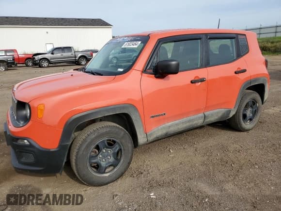 ✅ 2017 Jeep Renegade Sport • VIN: ZACCJBAH0HPF17198 • Lot: 61923464. Wystawiony na Copart z przebiegiem 123 908 mil. Bezpłatny archiwum sprzedaży aukcyjnych z USA i szczegółowy raport historii pojazdu na DreamBid. Zdjęcie 1.