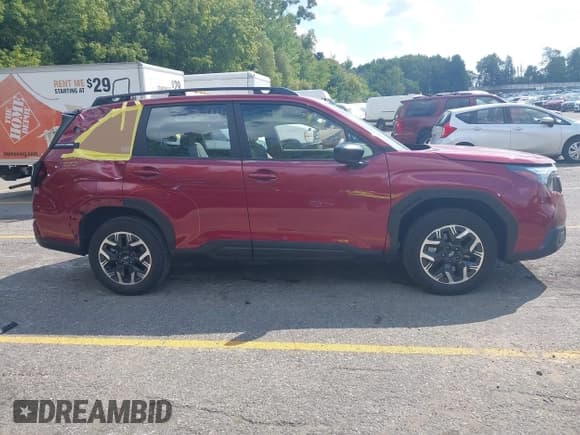 ✅ 2025 Subaru Forester • VIN: JF2SLDAC2SH409638 • Lot: 43107638. Listed on IAAI with 8,036 mi. Free auction sales archive from the USA and detailed vehicle history report at DreamBid. Image 14.