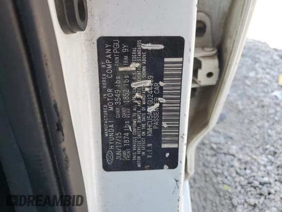 ✅ 2016 Hyundai Accent Sport • VIN: KMHCU5AE1GU244439 • Лот: 68930285. Опубликован ранее на Copart с пробегом 83 864 миль. Бесплатный доступ к архиву аукционных продаж из США и подробный отчёт об истории автомобиля на DreamBid. Изображение 12.