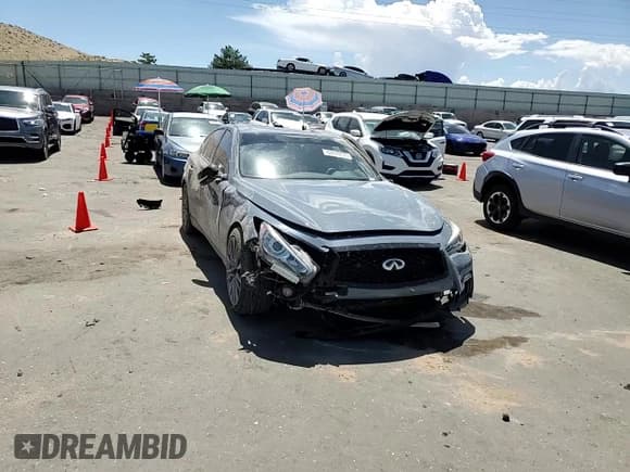 ✅ 2023 Infiniti Q50 Red Sport 400 • VIN: JN1FV7DP9PM570399 • Lot: 62879775. Listed on Copart with 24,054 mi. Free auction sales archive from the USA and detailed vehicle history report at DreamBid. Image 13.