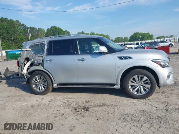 ✅ 2017 Infiniti QX80 • VIN: JN8AZ2NF3H9647118 • Lot: 42275746. Listed on IAAI with 112,709 mi. Free auction sales archive from the USA and detailed vehicle history report at DreamBid. Image 13.