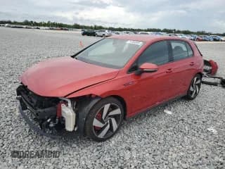 ✅ 2024 Volkswagen Golf GTI S • VIN: WVWGA7CD4RW216771 • Lot: 71703355. Listed on Copart with 8,424 mi. Free auction sales archive from the USA and detailed vehicle history report at DreamBid. Image 1.