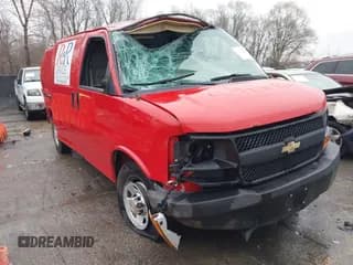 ✅ 2012 Chevrolet Express Cargo • VIN: 1GCZGTCA8C1123021 • Lot: 41212820. Listed on IAAI with 213,753 mi. Free auction sales archive from the USA and detailed vehicle history report at DreamBid. Image 1.
