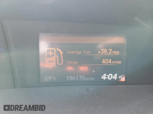 ✅ 2012 Honda Civic • VIN: JHMFB4F20CS000060 • Lot: 54864175. Listed on Copart with 186,176 mi. Free auction sales archive from the USA and detailed vehicle history report at DreamBid. Image 9.