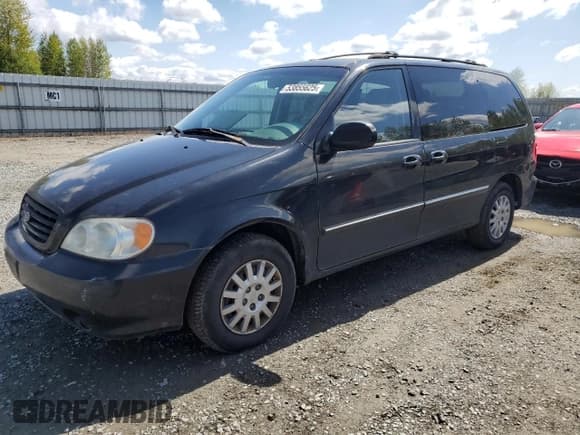 ✅ 2002 Kia Sedona LX • VIN: KNDUP131826328869 • Лот: 53855625. Опубликован ранее на Copart с пробегом 172 204 миль. Бесплатный доступ к архиву аукционных продаж из США и подробный отчёт об истории автомобиля на DreamBid. Изображение 1.