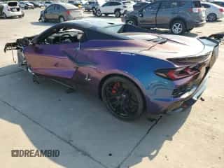 2024 Chevrolet Corvette z VIN 1G1YE3D32R5604362, wystawiony jako Copart lot #68728884 z przebiegiem Nie podano mil oraz Szkoda całkowita • Salvage title. Historia ofert i sprzedaży dostępna na DreamBid. Obrazek 2.