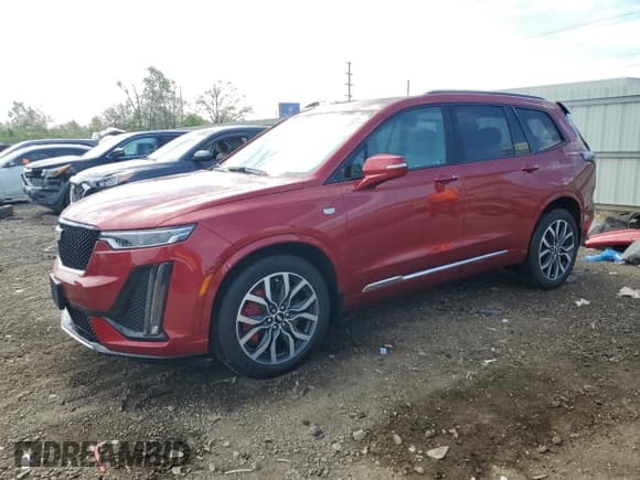 ✅ 2024 Cadillac XT6 AWD Sport • VIN: 1GYKPGRS5RZ715506 • Lot: 56498485. Listed on Copart with 9,361 mi. Free auction sales archive from the USA and detailed vehicle history report at DreamBid. Image 1.