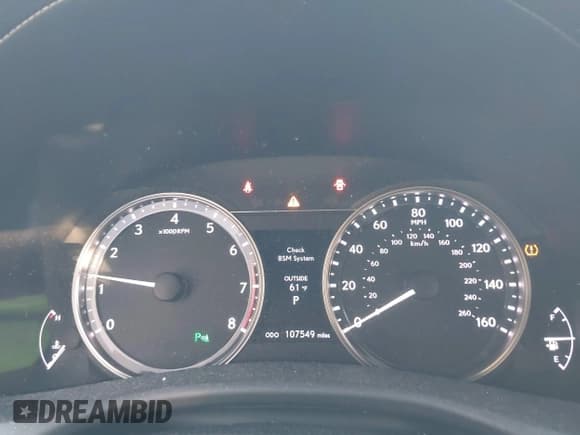 ✅ 2013 Lexus GS 350 • VIN: JTHBE1BL5D5023711 • Lot: 43727852. Listed on IAAI with 107,549 mi. Free auction sales archive from the USA and detailed vehicle history report at DreamBid. Image 7.