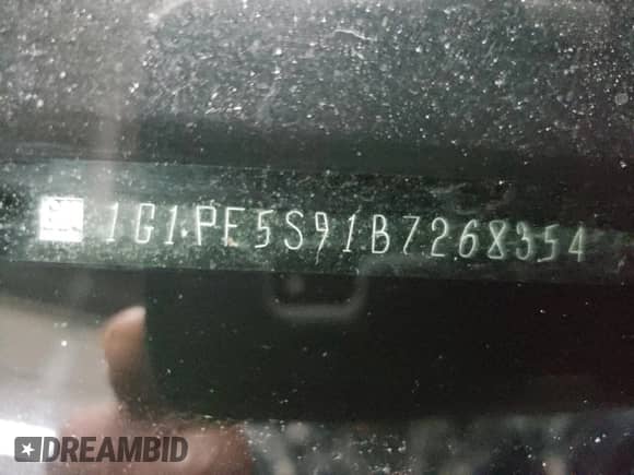 2011 Chevrolet Cruze 1LT with VIN 1G1PF5S91B7268354, listed as a Copart auction lot 82685735 with 93,713 mi miles and Clean title. Bid and sale history available at DreamBid. Image 12.