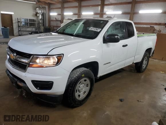 ✅ 2019 Chevrolet Colorado 2WD Work Truck • VIN: 1GCHSBEA8K1218789 • Лот: 76504314. Опубликован ранее на Copart с пробегом 105 716 миль. Бесплатный доступ к архиву аукционных продаж из США и подробный отчёт об истории автомобиля на DreamBid. Изображение 1.