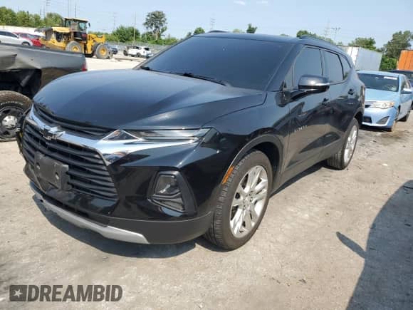 2019 Chevrolet Blazer with VIN 3GNKBHRSXKS686332, listed as a Copart auction lot 63325314 with 52,880 mi miles and Salvage title. Bid and sale history available at DreamBid. Image 1.