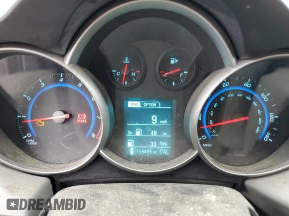 ✅ 2016 Chevrolet Cruze LS • VIN: 1G1PB5SH8G7200093 • Lot: 55232325. Listed on Copart with 133,495 mi. Free auction sales archive from the USA and detailed vehicle history report at DreamBid. Image 9.