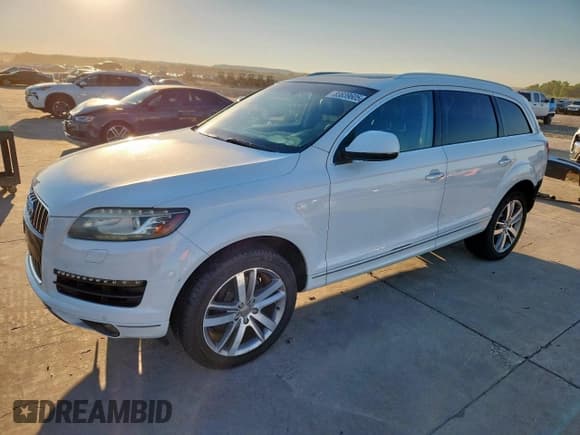 ✅ 2013 Audi Q7 Premium Plus • VIN: WA1LGAFE7DD009739 • Lot: 83839605. Wystawiony na Copart z przebiegiem 65 511 mil. Bezpłatny archiwum sprzedaży aukcyjnych z USA i szczegółowy raport historii pojazdu na DreamBid. Zdjęcie 1.