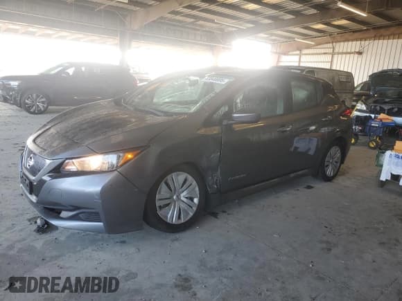 ✅ 2019 Nissan LEAF S • VIN: 1N4AZ1CP7KC313613 • Лот: 83840895. Опубликован ранее на Copart с пробегом 45 248 миль. Бесплатный доступ к архиву аукционных продаж из США и подробный отчёт об истории автомобиля на DreamBid. Изображение 1.
