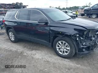 ✅ 2021 Chevrolet Traverse LS • VIN: 1GNERFKW0MJ244559 • Лот: 42461606. Опубликован ранее на IAAI с пробегом 51 923 миль. Бесплатный доступ к архиву аукционных продаж из США и подробный отчёт об истории автомобиля на DreamBid. Изображение 1.