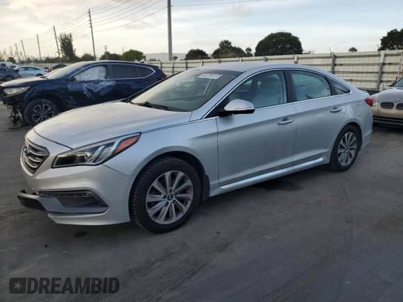 2015 Hyundai Sonata Sport с VIN 5NPE34AF0FH245464, выставлен на аукционе Copart как лот 90229915 с пробегом 152 471 миль миль и Списание • Salvage title. История ставок и продаж доступна на DreamBid. Изображение 1.