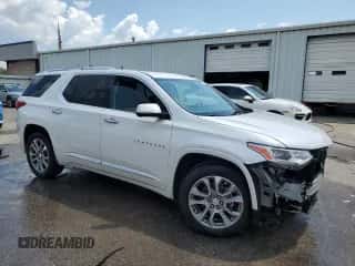 2020 Chevrolet Traverse Premier z VIN 1GNERKKW7LJ153344, wystawiony jako Copart lot #69033835 z przebiegiem 201 594 mil mil oraz Szkoda całkowita • Salvage title. Historia ofert i sprzedaży dostępna na DreamBid. Obrazek 4.