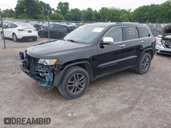 ✅ 2017 Jeep Grand Cherokee Limited • VIN: 1C4RJFBG3HC712949 • Lot: 42748302. Listed on IAAI with 158,961 mi. Free auction sales archive from the USA and detailed vehicle history report at DreamBid. Image 2.