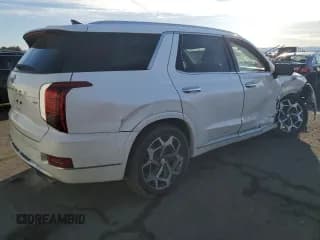 ✅ 2021 Hyundai Palisade Calligraphy • VIN: KM8R7DHE2MU233916 • Лот: 45238545. Опубликован ранее на Copart с пробегом 42 471 миль. Бесплатный доступ к архиву аукционных продаж из США и подробный отчёт об истории автомобиля на DreamBid. Изображение 3.