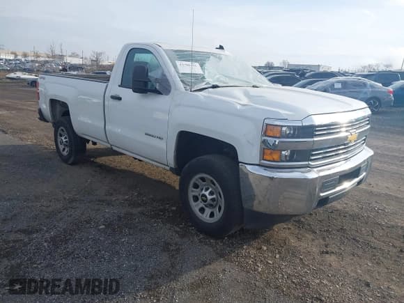 ✅ 2015 Chevrolet Silverado 2500HD Work Truck • VIN: 1GC0KUEG8FZ533922 • Lot: 43788328. Listed on IAAI with 82,758 mi. Free auction sales archive from the USA and detailed vehicle history report at DreamBid. Image 1.