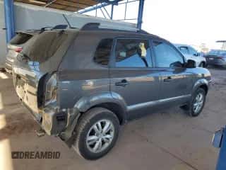 2009 Hyundai Tucson GLS z VIN KM8JM12B99U007530, wystawiony jako Copart lot #80702514 z przebiegiem 56 675 mil mil oraz Szkoda całkowita • Salvage title. Historia ofert i sprzedaży dostępna na DreamBid. Obrazek 3.