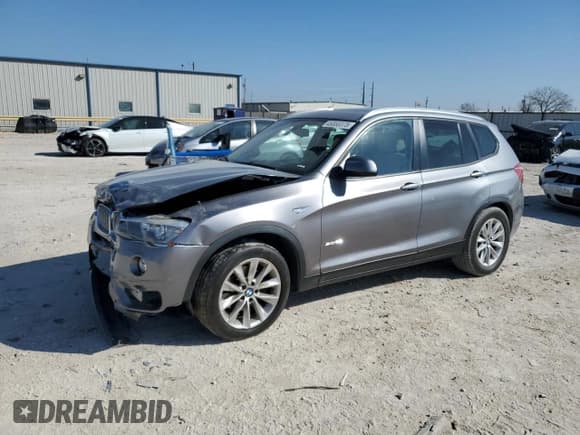 ✅ 2017 BMW X3 sDrive28i • VIN: 5UXWZ7C35H0V91791 • Lot: 46860375. Listed on Copart with 145,944 mi. Free auction sales archive from the USA and detailed vehicle history report at DreamBid. Image 1.