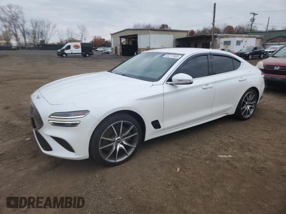 ✅ 2022 Genesis G70 3.3T • VIN: KMTG54TE1NU100107 • Лот: 92217465. Опубликован ранее на Copart с пробегом 67 669 миль. Бесплатный доступ к архиву аукционных продаж из США и подробный отчёт об истории автомобиля на DreamBid. Изображение 1.