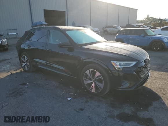 ✅ 2024 Audi Q8 e-tron Premium • VIN: WA14AAGE3RB028778 • Lot: 67790855. Listed on Copart with 24,723 mi. Free auction sales archive from the USA and detailed vehicle history report at DreamBid. Image 4.