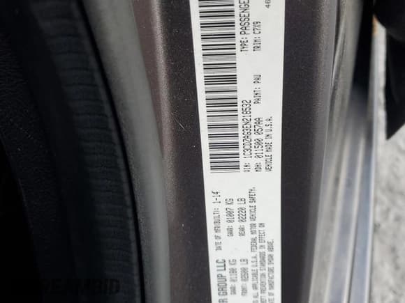 ✅ 2014 Dodge Avenger SE • VIN: 1C3CDZAG3EN218532 • Лот: 69637164. Опубликован ранее на Copart с пробегом 123 982 миль. Бесплатный доступ к архиву аукционных продаж из США и подробный отчёт об истории автомобиля на DreamBid. Изображение 12.