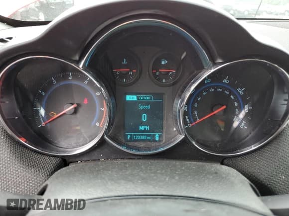 ✅ 2015 Chevrolet Cruze LT • VIN: 1G1PE5SB4F7122719 • Lot: 65361903. Listed on Copart with 120,388 mi. Free auction sales archive from the USA and detailed vehicle history report at DreamBid. Image 9.