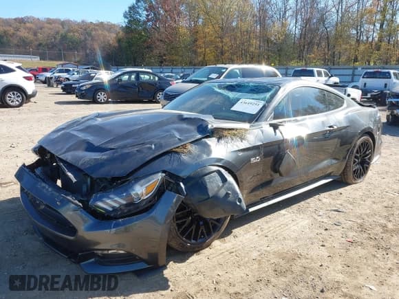 ✅ 2017 Ford Mustang GT Premium • VIN: 1FA6P8CF5H5336445 • Lot: 43649251. Wystawiony na IAAI z przebiegiem 70 503 mil. Bezpłatny archiwum sprzedaży aukcyjnych z USA i szczegółowy raport historii pojazdu na DreamBid. Zdjęcie 2.