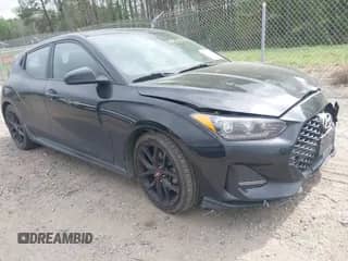 2019 Hyundai Veloster Turbo z VIN KMHTH6AB3KU020159, wystawiony jako IAAI lot #41954737 z przebiegiem 152 070 mil mil oraz . Historia ofert i sprzedaży dostępna na DreamBid. Obrazek 1.