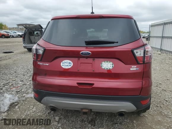 ✅ 2017 Ford Escape SE • VIN: 1FMCU9G90HUD06349 • Lot: 81647885. Listed on Copart with 86,117 mi. Free auction sales archive from the USA and detailed vehicle history report at DreamBid. Image 6.