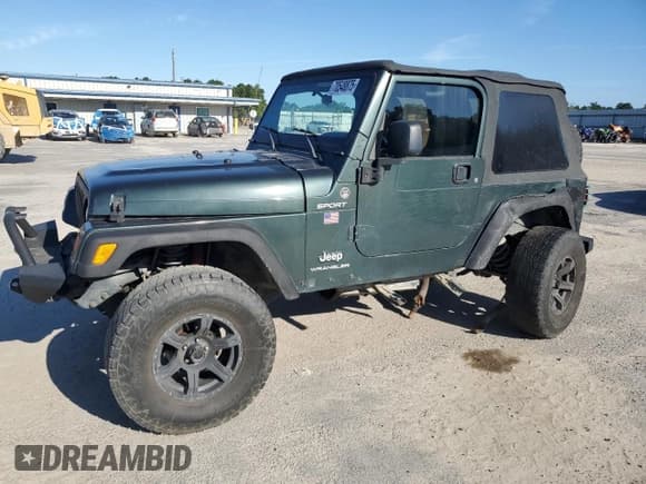 ✅ 2004 Jeep Wrangler Sport • VIN: 1J4FA49S14P735502 • Lot: 70548875. Listed on Copart with Not provided. Free auction sales archive from the USA and detailed vehicle history report at DreamBid. Image 1.