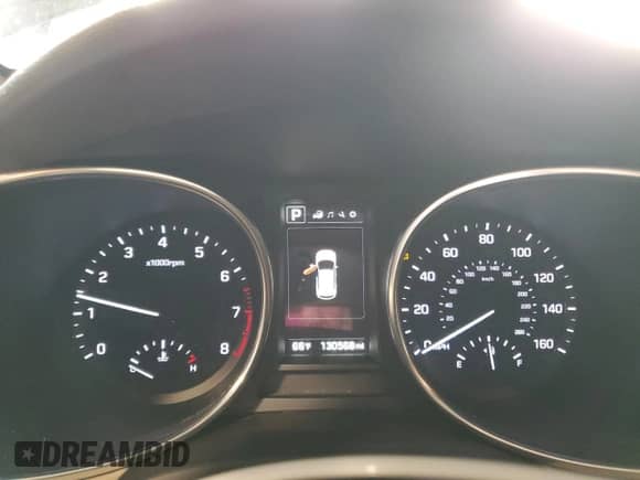 2017 Hyundai Santa Fe 2.0T with VIN 5XYZUDLA4HG478449, listed as a Copart auction lot 80158215 with 130,566 mi miles and Clean title. Bid and sale history available at DreamBid. Image 9.