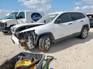 ✅ 2015 Jeep Cherokee Sport • VIN: 1C4PJLAB5FW766552 • Lot: 81806715. Listed on Copart with 138,486 mi. Free auction sales archive from the USA and detailed vehicle history report at DreamBid. Image 1.