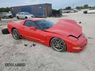 2002 Chevrolet Corvette Z06 с VIN 1G1YY12S525105616, выставлен на аукционе Copart как лот 70928164 с пробегом 72 381 миль миль и На запчасти • Non repairable. История ставок и продаж доступна на DreamBid. Изображение 4.