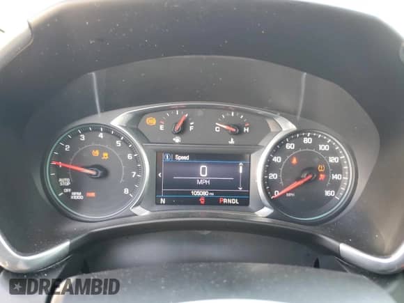 2019 Chevrolet Equinox LT with VIN 3GNAXUEVXKL129937, listed as a Copart auction lot 84450375 with 105,080 mi miles and Salvage title. Bid and sale history available at DreamBid. Image 9.