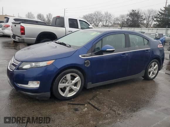 2013 Chevrolet Volt z VIN 1G1RG6E45DU145205, wystawiony jako Copart lot #43257935 z przebiegiem 162 397 mil mil oraz Czysty tytuł • Clean title. Historia ofert i sprzedaży dostępna na DreamBid. Obrazek 1.