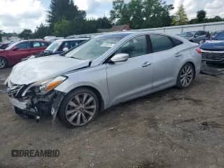 2014 Hyundai Azera Limited с VIN KMHFH4JG1EA359568, выставлен на аукционе Copart как лот 64100125 с пробегом Не указан миль и Списание • Salvage title. История ставок и продаж доступна на DreamBid. Изображение 1.