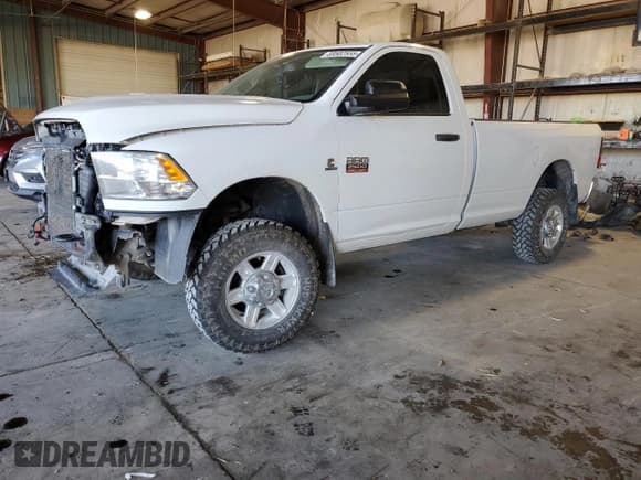 ✅ 2012 Ram 2500 ST • VIN: 3C6LD5AL2CG302291 • Лот: 89502555. Опубликован ранее на Copart с пробегом 163 635 миль. Бесплатный доступ к архиву аукционных продаж из США и подробный отчёт об истории автомобиля на DreamBid. Изображение 1.