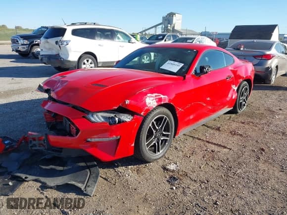 ✅ 2019 Ford Mustang EcoBoost • VIN: 1FA6P8THXK5172523 • Lot: 43509335. Wystawiony na IAAI z przebiegiem 79 889 mil. Bezpłatny archiwum sprzedaży aukcyjnych z USA i szczegółowy raport historii pojazdu na DreamBid. Zdjęcie 2.