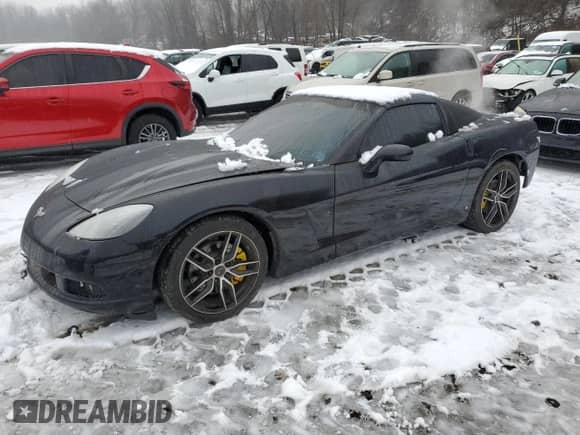 2006 Chevrolet Corvette with VIN 1G1YY26U565113187, listed as a Copart auction lot 84220834 with 153,208 mi miles and Salvage title. Bid and sale history available at DreamBid. Image 1.