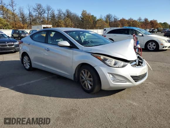 2015 Hyundai Elantra SE with VIN KMHDH4AE9FU359615, listed as a Copart auction lot 89463155 with 81,681 mi miles and Salvage title. Bid and sale history available at DreamBid. Image 4.