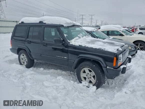 ✅ 2001 Jeep Cherokee Sport • VIN: 1J4FF68S21L504870 • Lot: 95192075. Listed on Copart with 161,514 mi. Free auction sales archive from the USA and detailed vehicle history report at DreamBid. Image 4.
