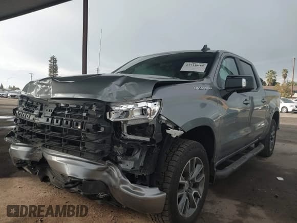 ✅ 2023 Chevrolet Silverado 1500 RST • VIN: 2GCUDEED4P1127413 • Lot: 43518648. Listed on IAAI with 16,586 mi. Free auction sales archive from the USA and detailed vehicle history report at DreamBid. Image 2.