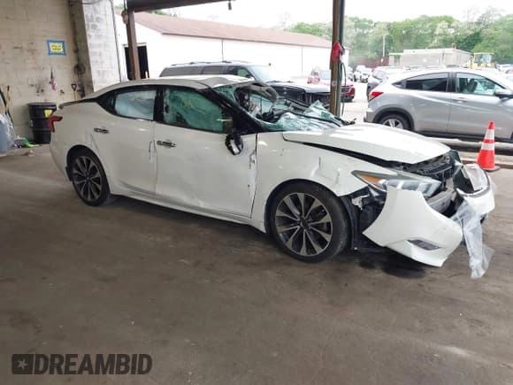 ✅ 2016 Nissan Maxima S • VIN: 1N4AA6AP6GC386325 • Lot: 42376260. Listed on IAAI with 108,000 mi. Free auction sales archive from the USA and detailed vehicle history report at DreamBid. Image 1.
