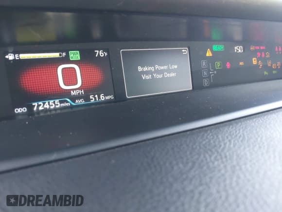 ✅ 2022 Toyota Prius L Eco • VIN: JTDKAMFU4N3159553 • Lot: 43496255. Listed on IAAI with 72,455 mi. Free auction sales archive from the USA and detailed vehicle history report at DreamBid. Image 7.