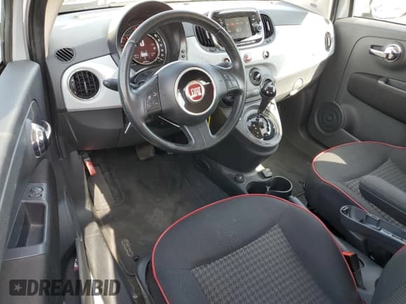 ✅ 2017 FIAT 500 Pop • VIN: 3C3CFFLR8HT544001 • Lot: 49468035. Listed on Copart with 57,079 mi. Free auction sales archive from the USA and detailed vehicle history report at DreamBid. Image 8.