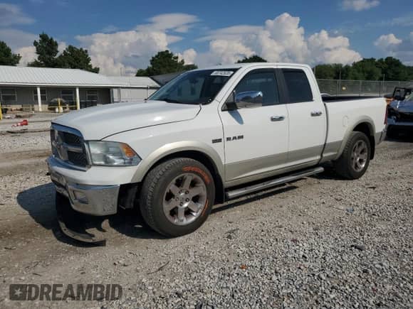2010 Dodge 1500 Laramie z VIN 1D7RV1GTXAS123265, wystawiony jako Copart lot #68742635 z przebiegiem 182 117 mil mil oraz Szkoda całkowita • Salvage title. Historia ofert i sprzedaży dostępna na DreamBid. Obrazek 1.